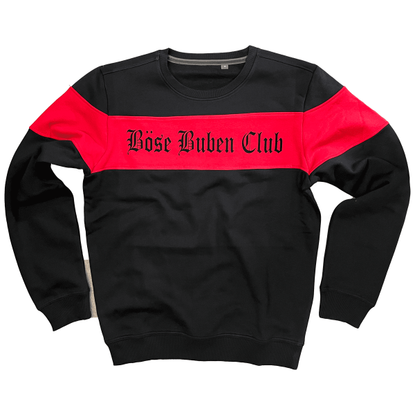 Black/Red Sweater - Böse Buben Club